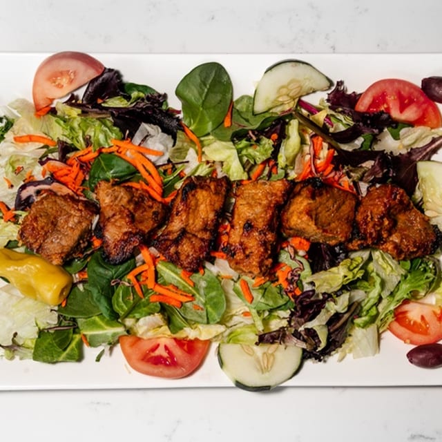 #3 Beef Kabob Salad.